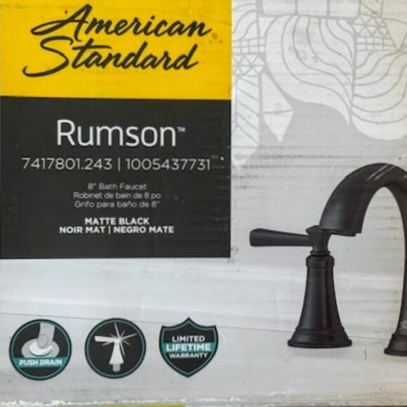 American Standard Rumson Faucet – Matte Black - Picture 1 of 1